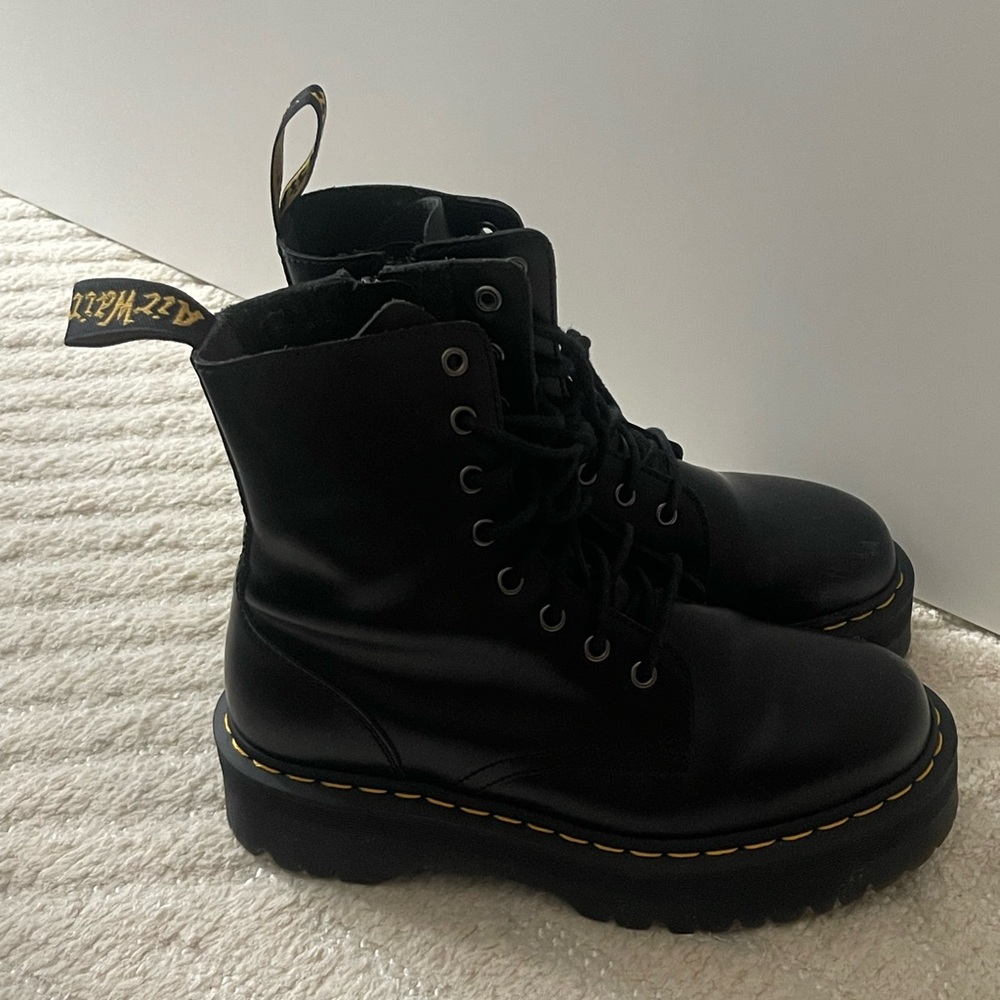 Dr. Martens Black Combat Boots